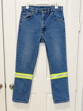 Vintage 1989 Big Bill Jeans 36x30 Reflective Workwear Made Canada 100% Cotton